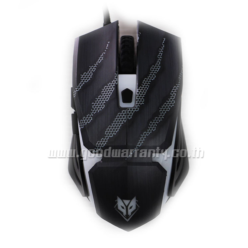 NM-078C สีดำ NUBWO BATTLE Optical USBMouse2400DPI MO-NW-OU-078CB