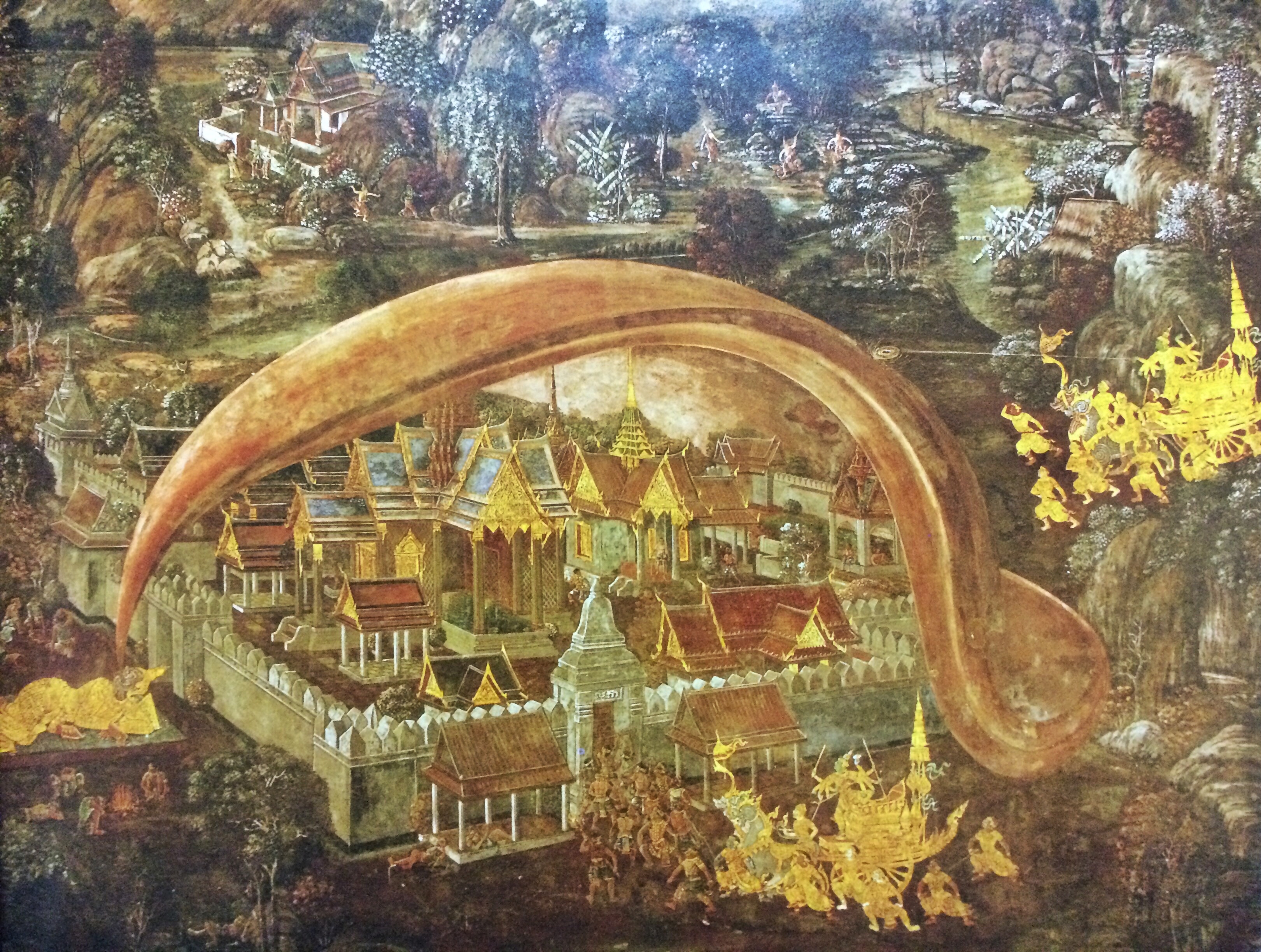 เล่าเรื่องรามเกียรติ์จากจิตรกรรมฝาผนังรอบพระระเบียง วัดพระศรีรัตนศาสดาราม