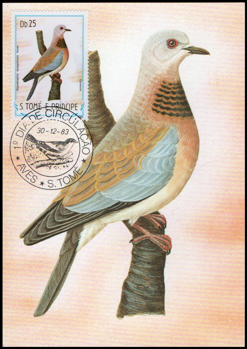 Post Cards S.Tome E Principe Bird 1983