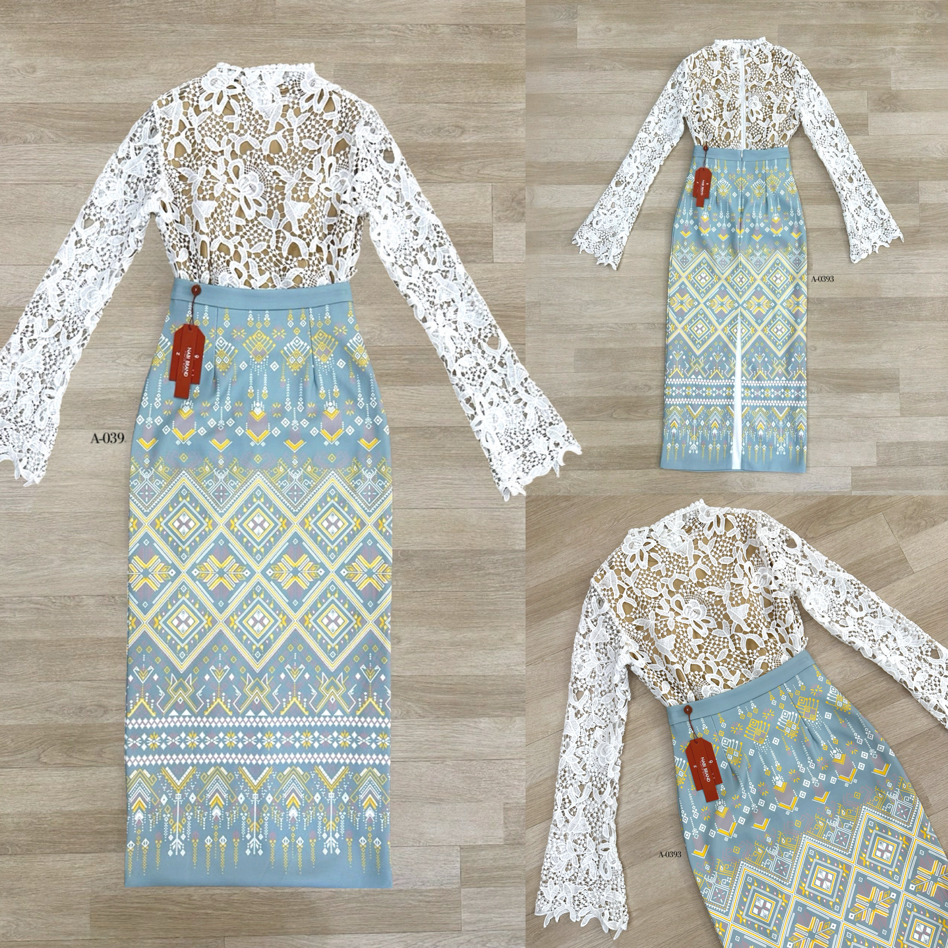 ชุดเซทชุดไทย คอลใหม่ อย่างหรูดูดี เสื้อลูกไม้แขนยาวสีขาวอย่างดี และกระโปรงผ้าพิมพ์ลายยอย่างสวย แบบผ่าหลังเล็กน้อย ดีไซส์เก๋ มีซับในและฟองน้ำอย่างดี งานซิบหลัง งานคุณภาพ คัดสรรมาให้ช้อปปิ้งแล้วนะคะ🥰 #NABIBRAND #งานป้ายnabi #ชุดเซท #ชุดไทย #ชุดไปงาน