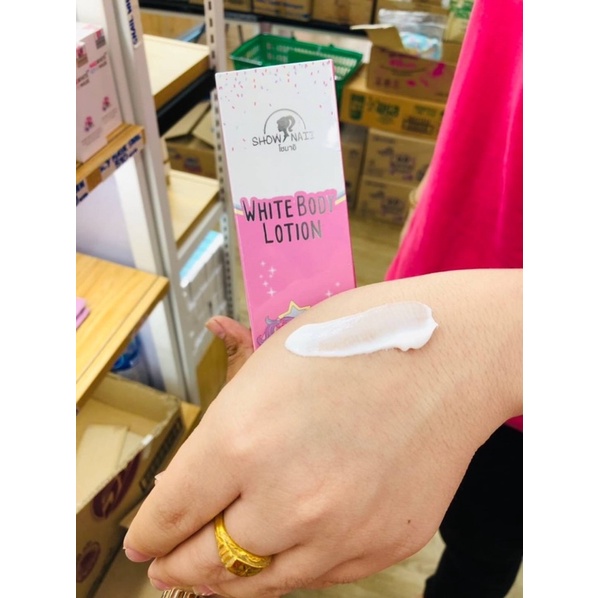 🌸SHOW NAII White Body Lotion 120ml โลชั่นผิวขาว โชนาอิ