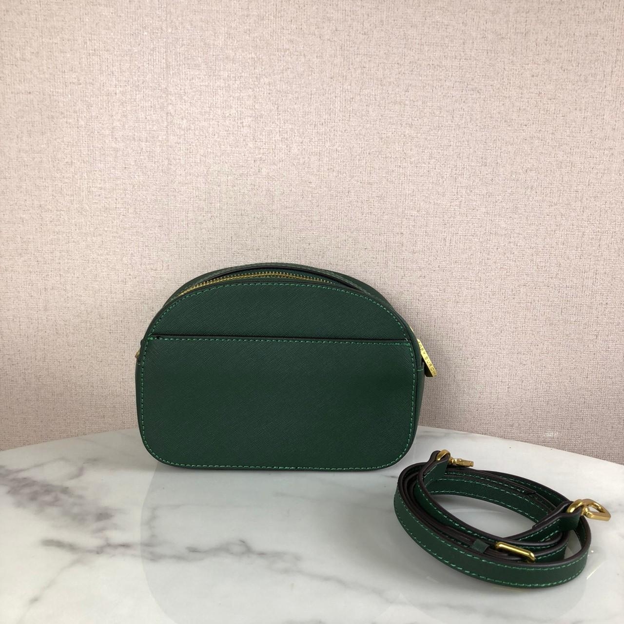 กระเป๋าสะพายไฮโซแบรนด์เนมโทรี่เบิร์ชรุ่นสองซิปสีเขียวเหนี่ยวทรัพย์ TORY BURCH BAG