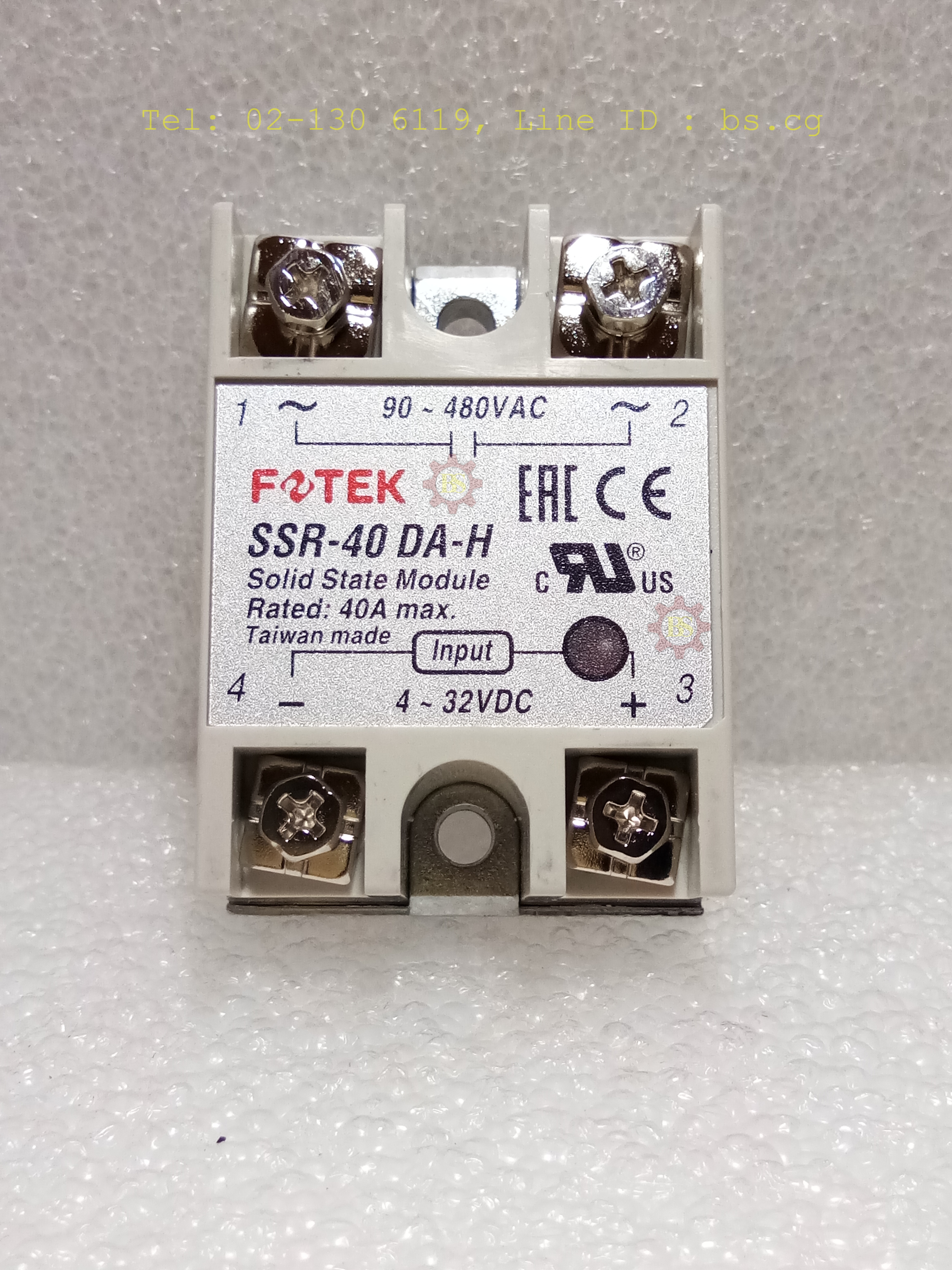 FOTEK : SSR-40DAH, Single Phase Solid State Relay