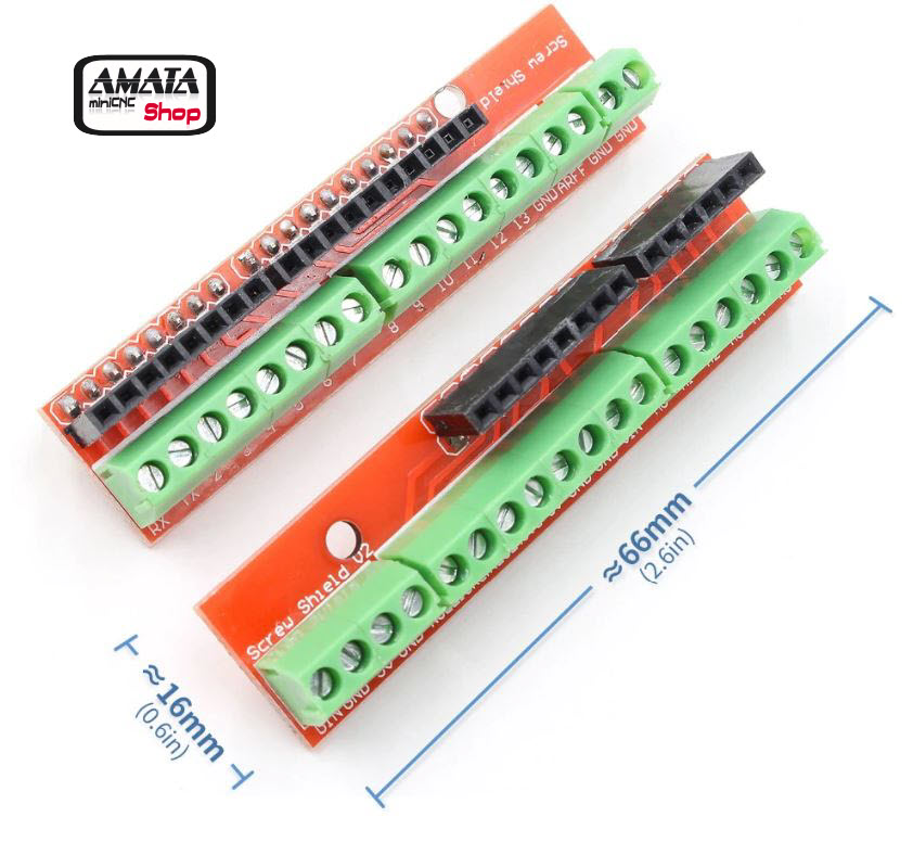 Shield Arduino (Screw Shield V2 terminal expansion board one pair)