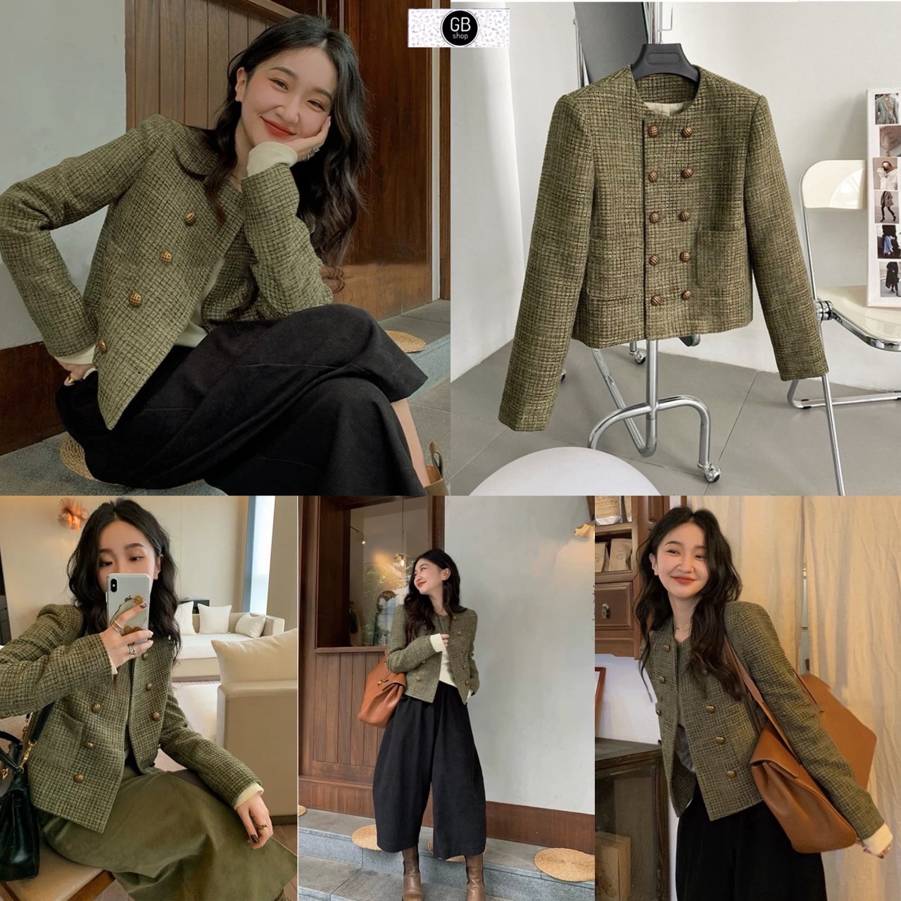 Blazer ผ้าทวิตทอเลื่อม แต่งกระดุมทอง กระเป๋าล้วงได้จริง มีฟองน้ำเสริมบ่า เนื้อผ้าดี งานมีซับในสวย TAG : 🇰🇷🇰🇷