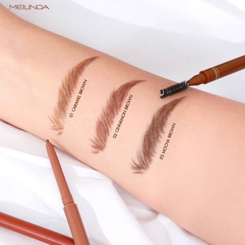 MEILINDA Skinny Brow Pencil 0.8g MD3087 ดินสอเขียนคิ้ว