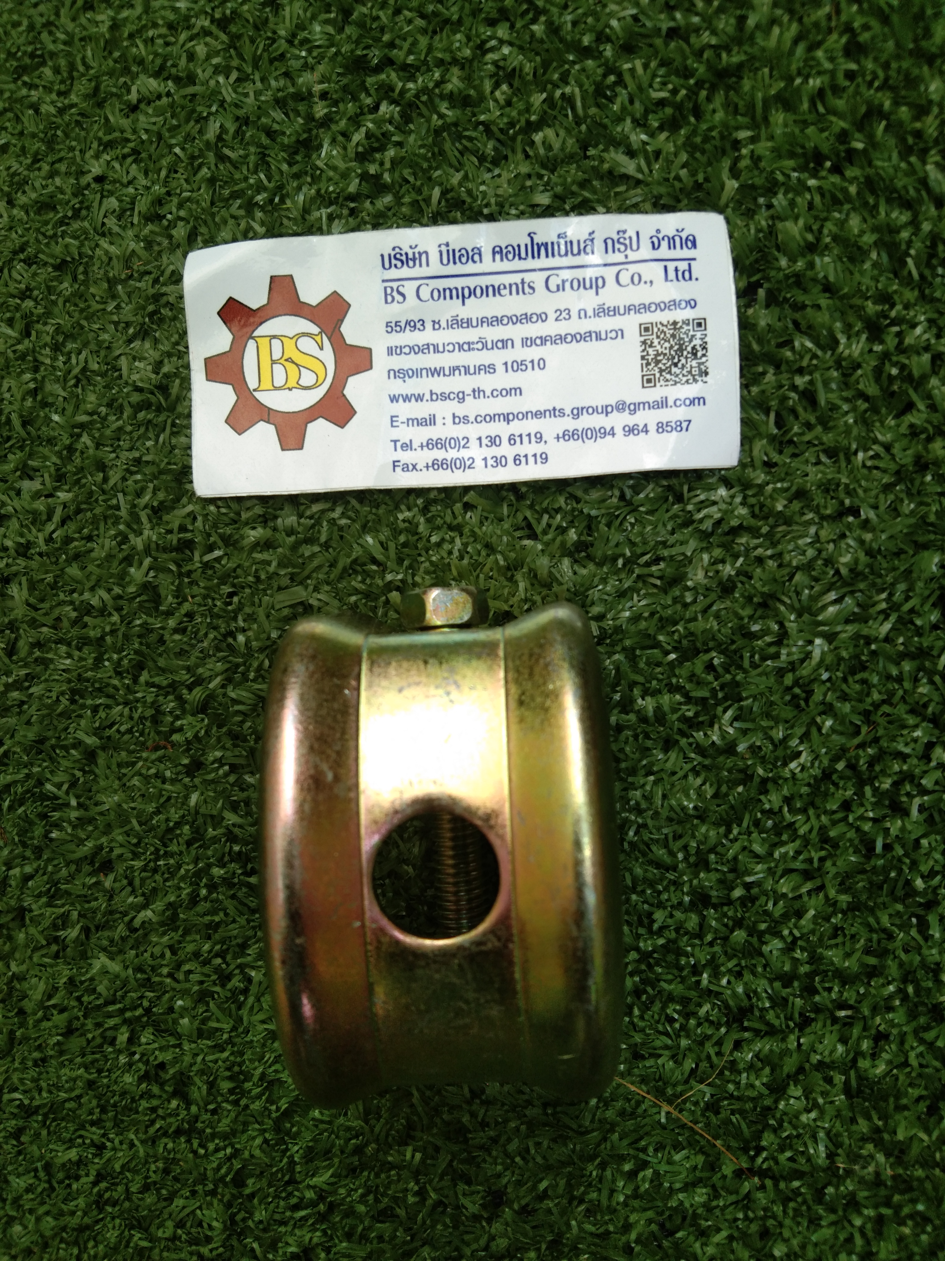 แคล้มฟันจระเข้ เบอร์ 2W ชุบรุ้ง(beam clamp)17-32mm.