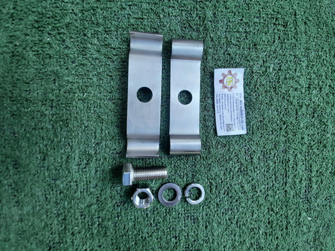 Clamp SUS 304 for 2x95sqmm หนา 5 มิล