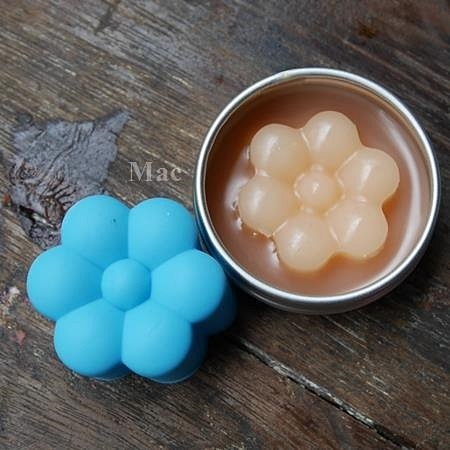 พิมพ์ซิลิโคนทำลิป คาโมมายด์ 3 ซม. 6 ชิ้น