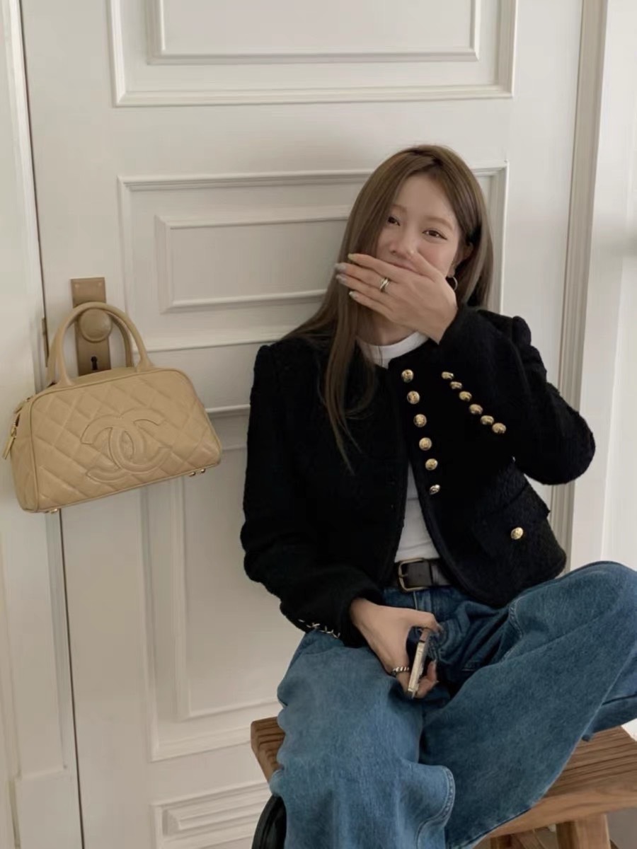 || GB SHOP ||| Blazer ผ้าทวิต แต่งกระดุมทอง เนื้อผ้าดี งานมีซับในสวย TAG : SUO NI SHA 🇰🇷