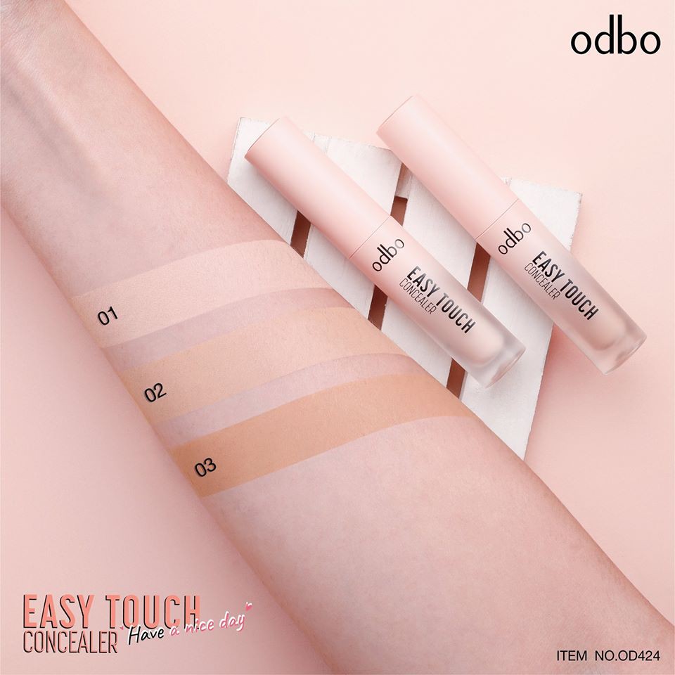 ❤ Odbo Easy Touch Concealer 3ml OD424 โอดีบีโอ คอนซีลเลอร์ เนื้อครีม
