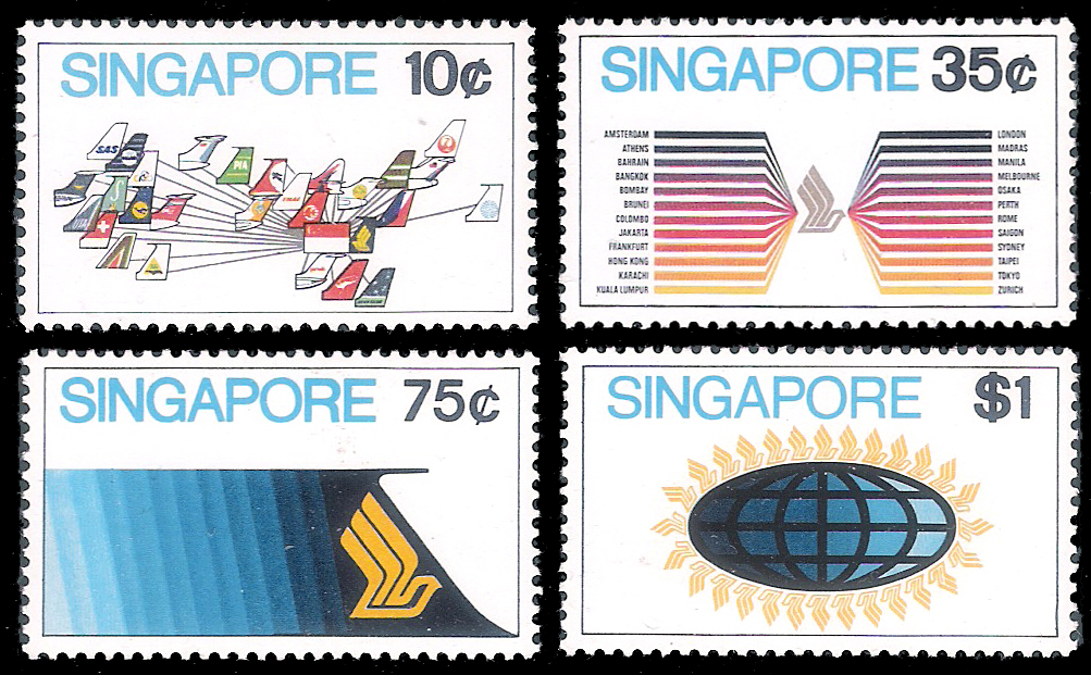1973 Singapore Airline Emblem CV $9.05