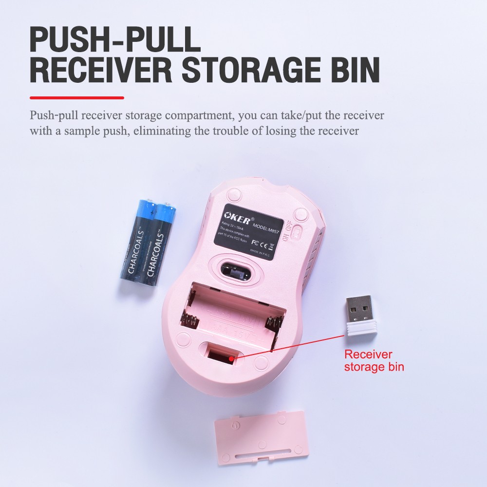 M857 OKER WIRELESS MOUSE MO-OK-WL-857xx