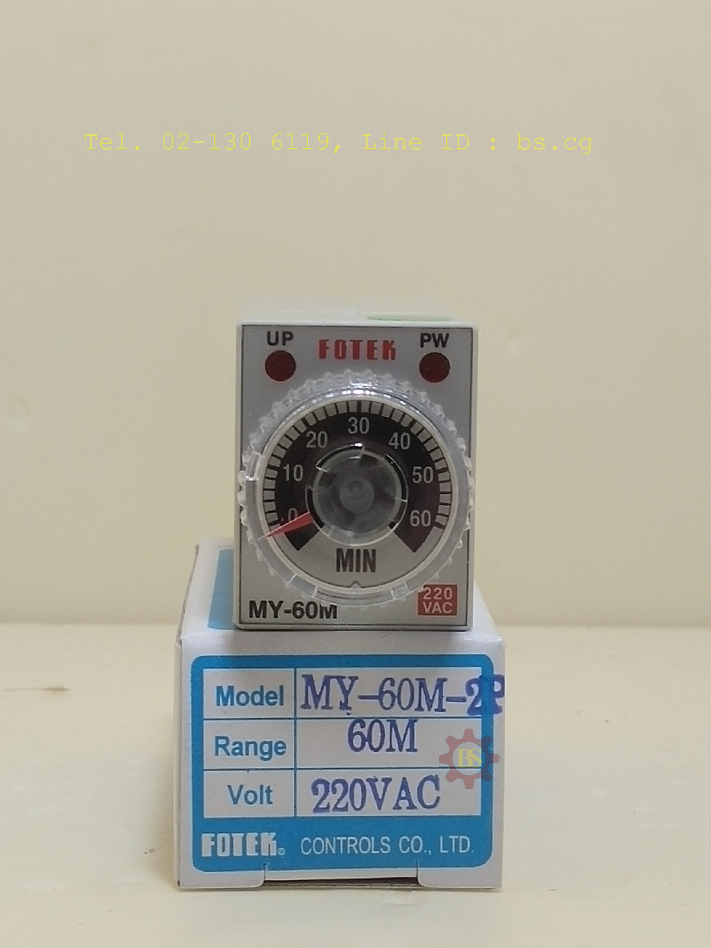 FOTEK: Timer MY-60M-2P-220VAC