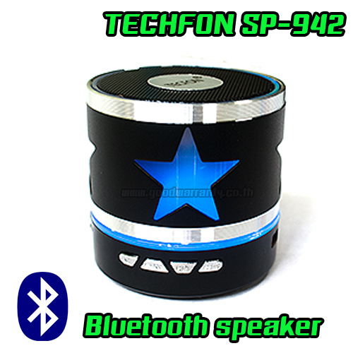 TECHFON SP-942 TECHFON SPEAKER BLUETOOTH USB/TFCARD SP-942 SP-TF-BL-942BK,PK,YE