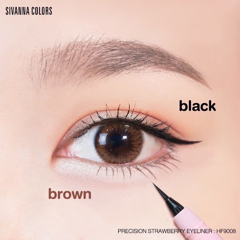 Sivanna Precision Strawberry Eyeliner HF9008 สตรอเบอร์รี่ อายไลเนอร์ 0.6กรัม