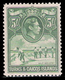 1938 Turk Caicos #88 CV $30