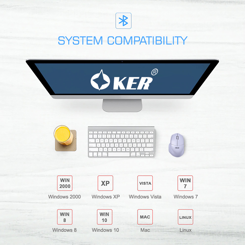 G920 OKER BLUETOOTH & 2.4G WIRELESS MOUSE MO-OK-WL-G920X