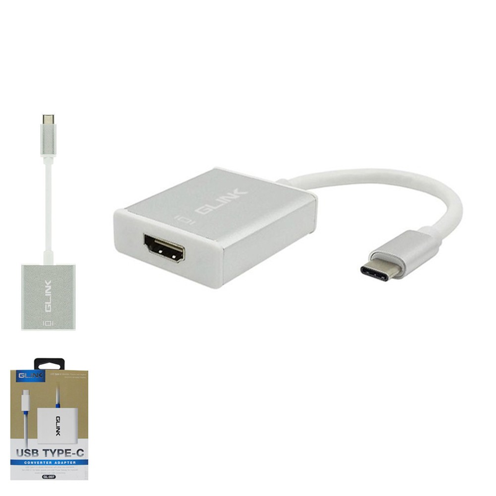 GLINK GL-007 USB TYPE-C ตัวผู้ TO HDMI ตัวเมีย "G-link" CA-TC-GL-GL007