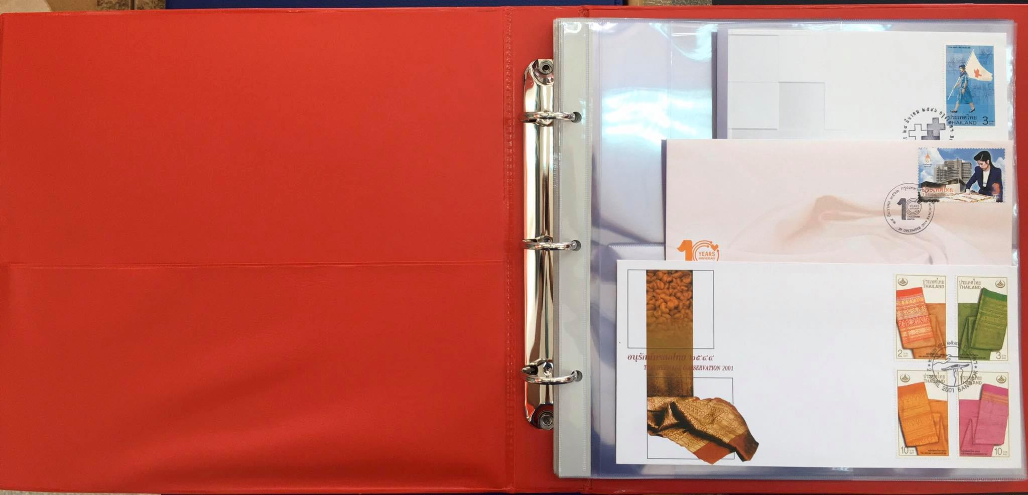 สมุดสะสมซอง อัลบั้มสะสมซองวันแรกจำหน่าย (ตราเรือใบ)