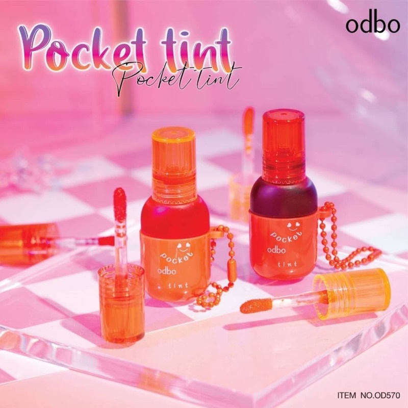 ODBO POCKET TINT 9g OD570 โอดีบีโอ พอคเกท ทินท์ ลิปทินท์