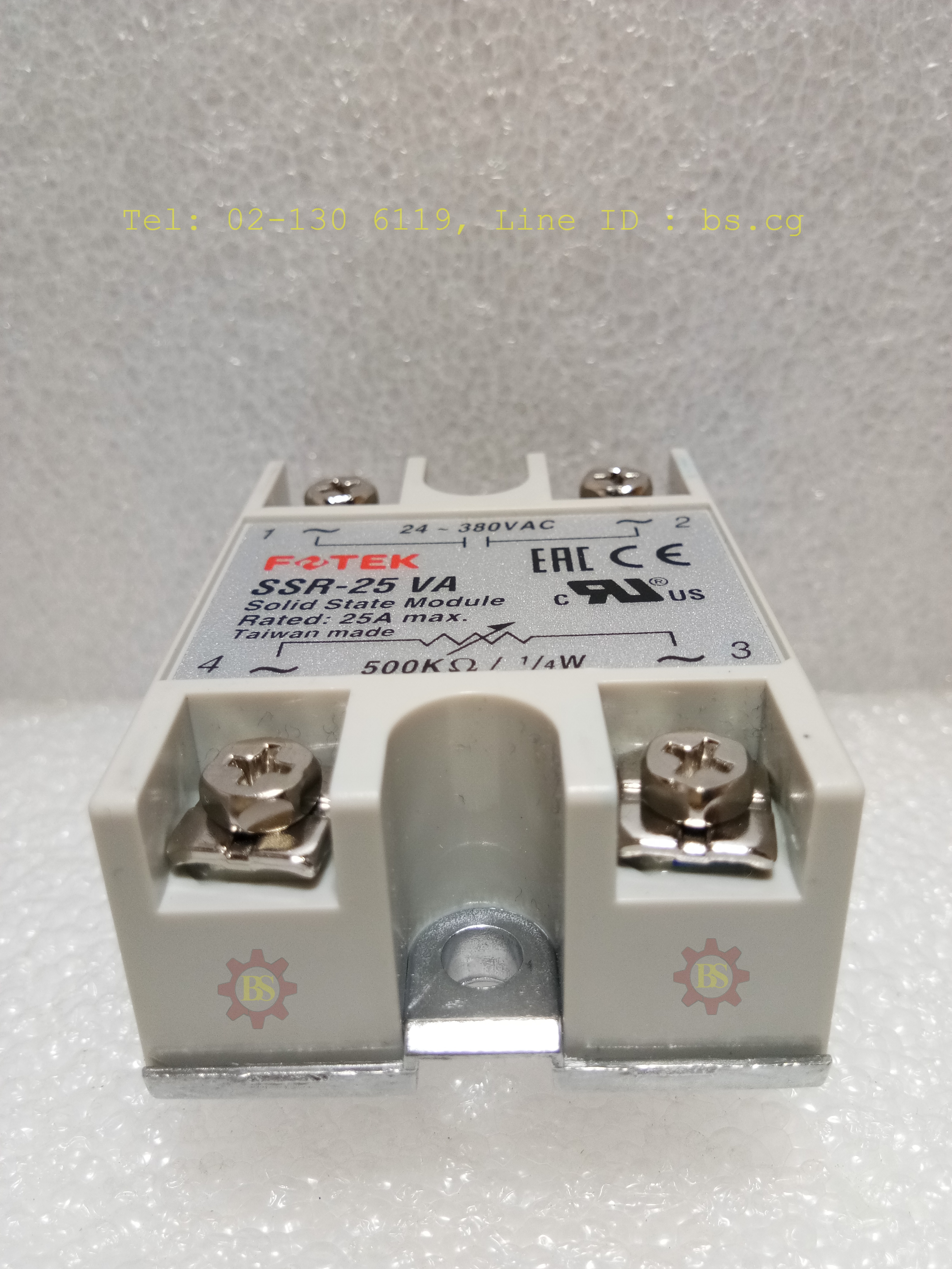 FOTEK : Solid State Module Rated: 25A max. SSR-25 VA