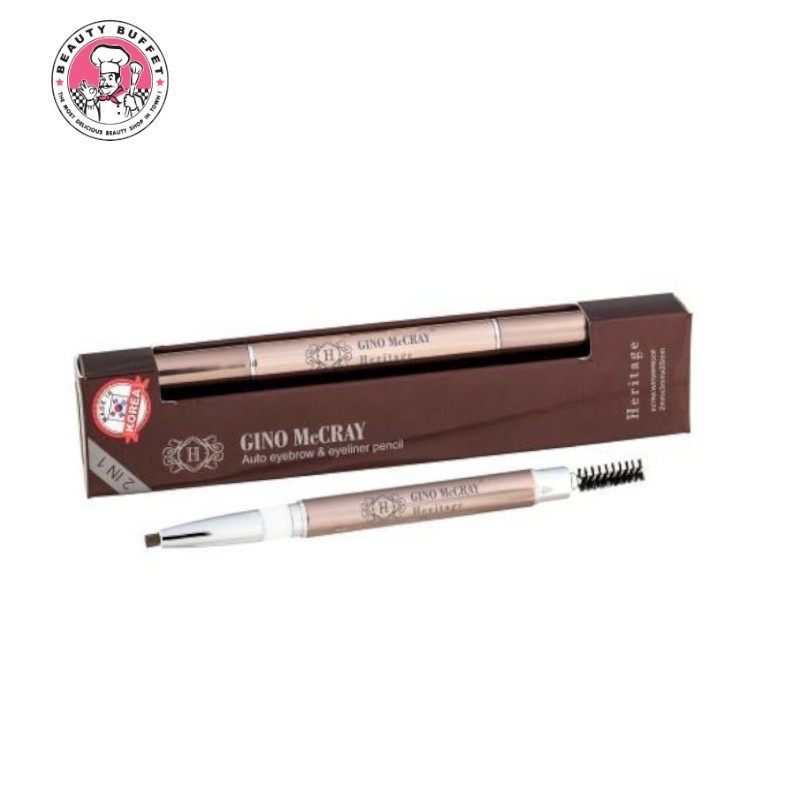 BEAUTY BUFFET GINO McCRAY HERITAGE AUTO EYEBROW & EYELINER ดินสอเขียนคิ้ว และ เขียนขอบตา