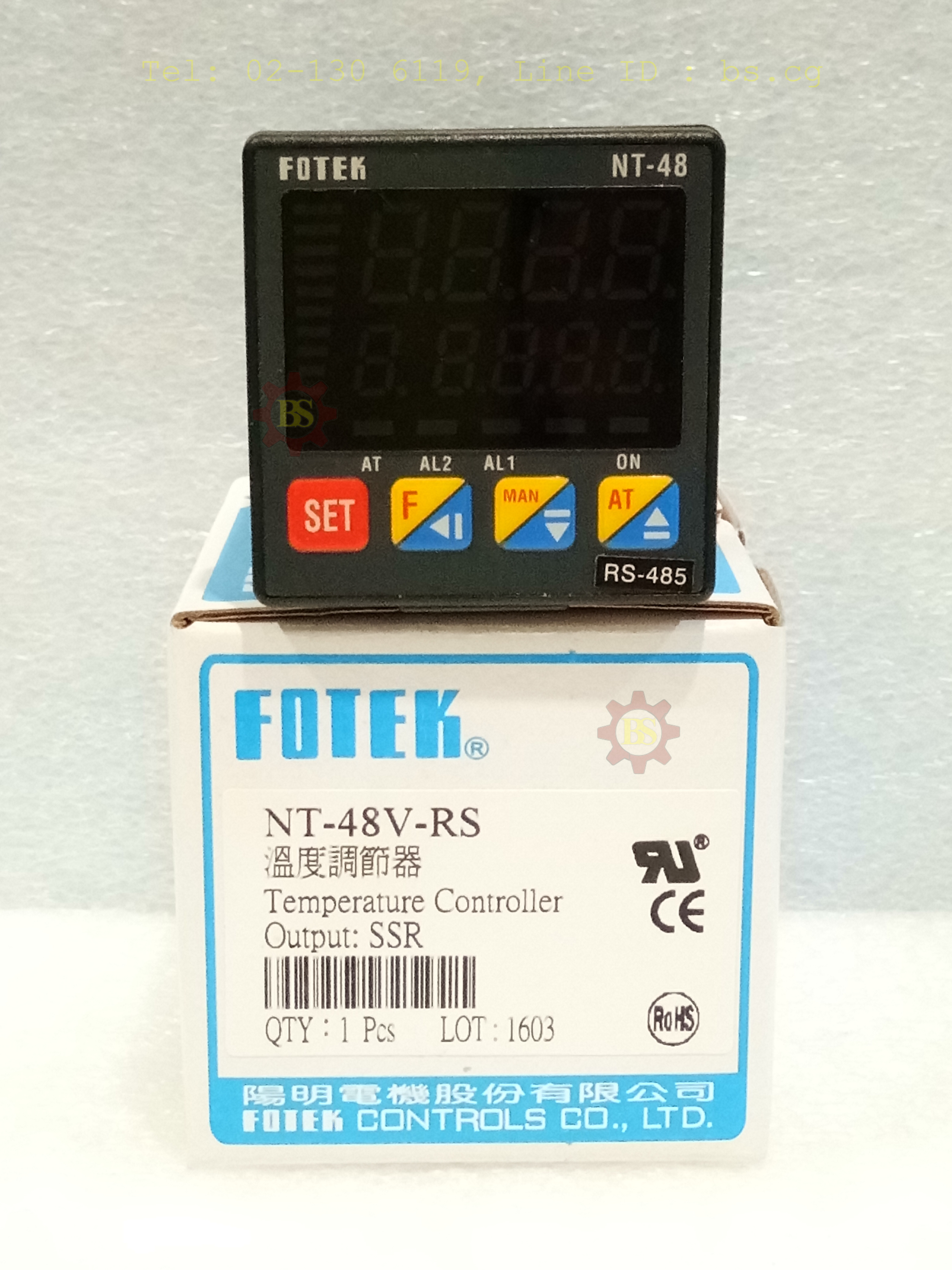 FOTEK : Temperature Controller Output:SSR NT-48V-RS