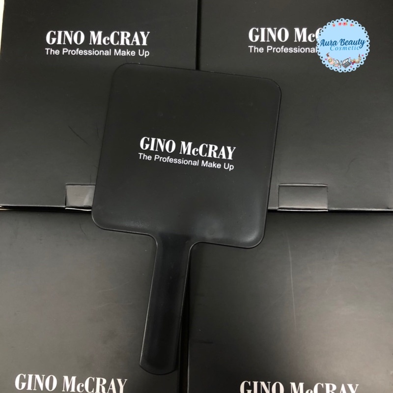 Gino MCCray กระจกแต่งหน้า ขนาด 9 cm * 9 cm สีดำ