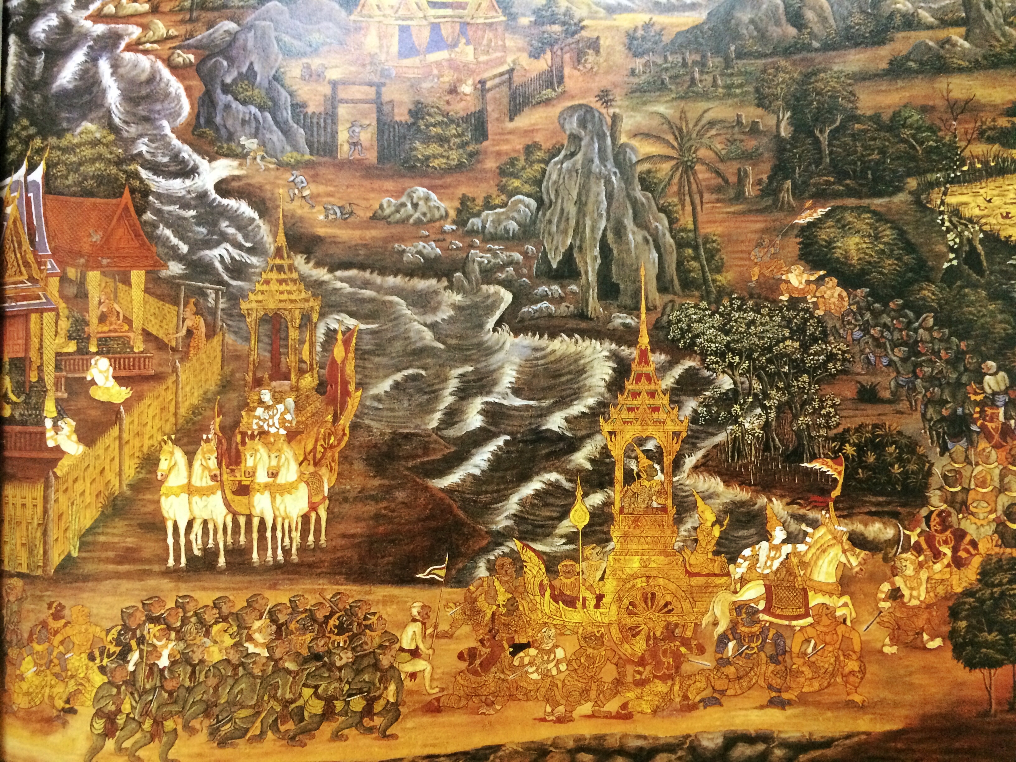 เล่าเรื่องรามเกียรติ์จากจิตรกรรมฝาผนังรอบพระระเบียง วัดพระศรีรัตนศาสดาราม