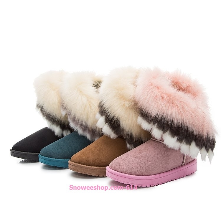 Winter Snow Boot รองเท้ากันหิมะขนเฟอบูธสั้น