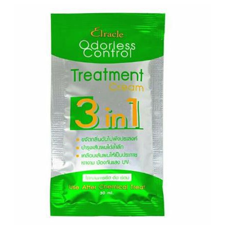 (ยกกล่อง 24ซอง) Elracle Odorless Control Treatment (Green Bio Super) กรีนไบโอ ซองสีเขียวทรีทเมนต์(