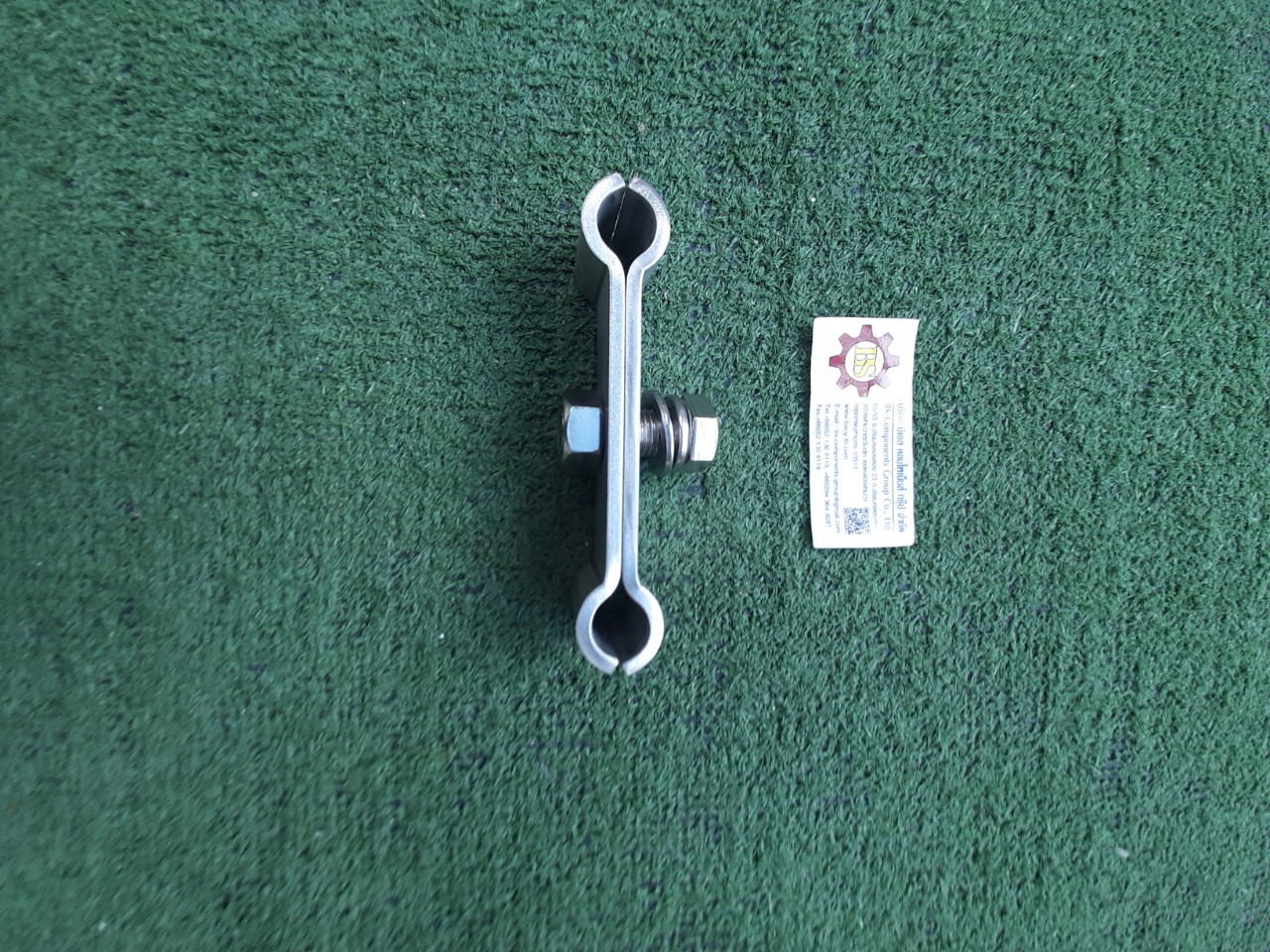 Clamp SUS 304 for 2x95sqmm หนา 5 มิล
