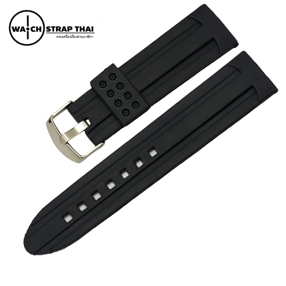 สายนาฬิกายาง SET02 Silicone Watch Strap มีขนาด 20,22,24 mm