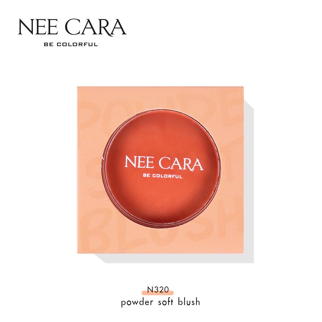 Nee Cara นีคาร่า Powder Soft Blush N320 9กรัม ปัดแก้ม บลัชออน นีคาร่า