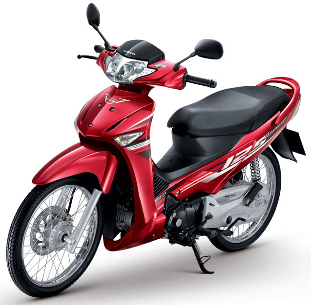 Sticker HONDA WAVE 125i ปี 2010 รุ่น9 ติดรถสีแดง (เคลือบเงาแท้) สติ๊กเกอร์ ติดรถมอเตอร์ไซค์ ฮอนด้า เวฟ ร้อยยี่สิบห้า ไอ