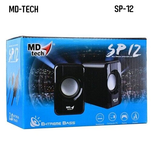 SP-12 MD-TECH SPEAKER USB 3W*2 SP-MD-20-12BLA