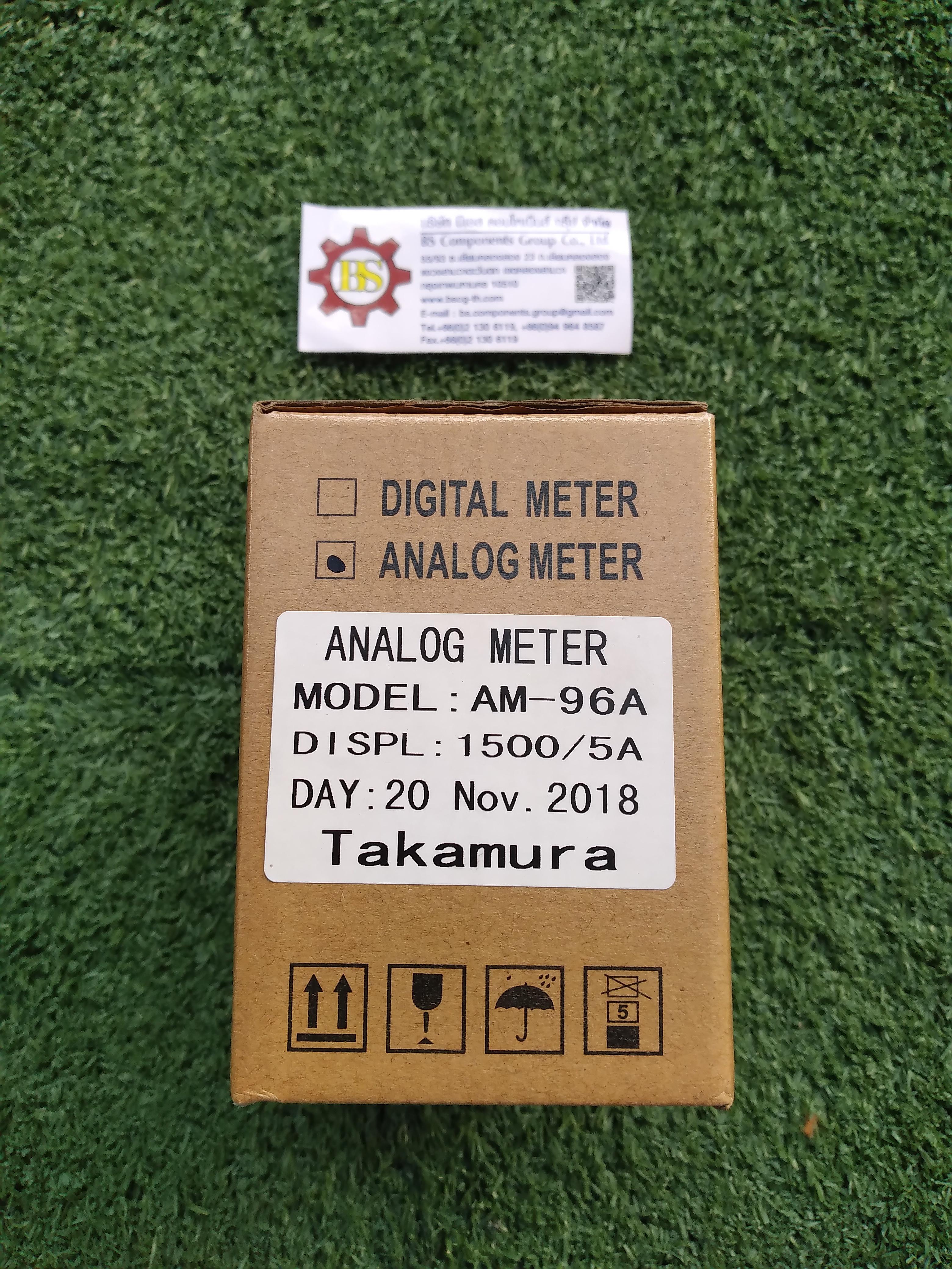 Takamura : แอมป์มิเตอร์เข็ม AM-96A-1500/5A 96x96