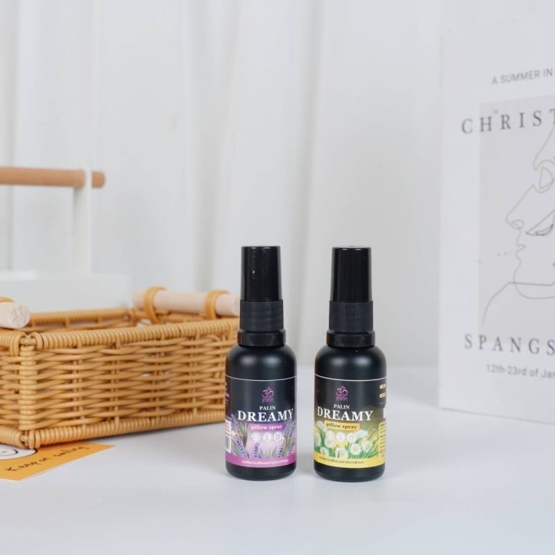 สเปรย์ฉีดหมอน ช่วยให้ผ่อนคลาย นอนหลับสบาย PALIN DREAMY PILLOW SPRAY 30g มี 2 กลิ่น Lavender , Chamomile