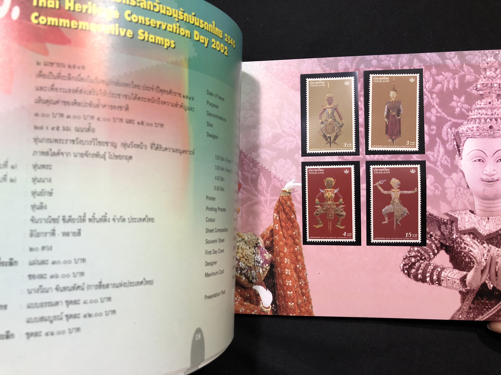 สมุดตราไปรษณียากรไทยประจำปี 2545