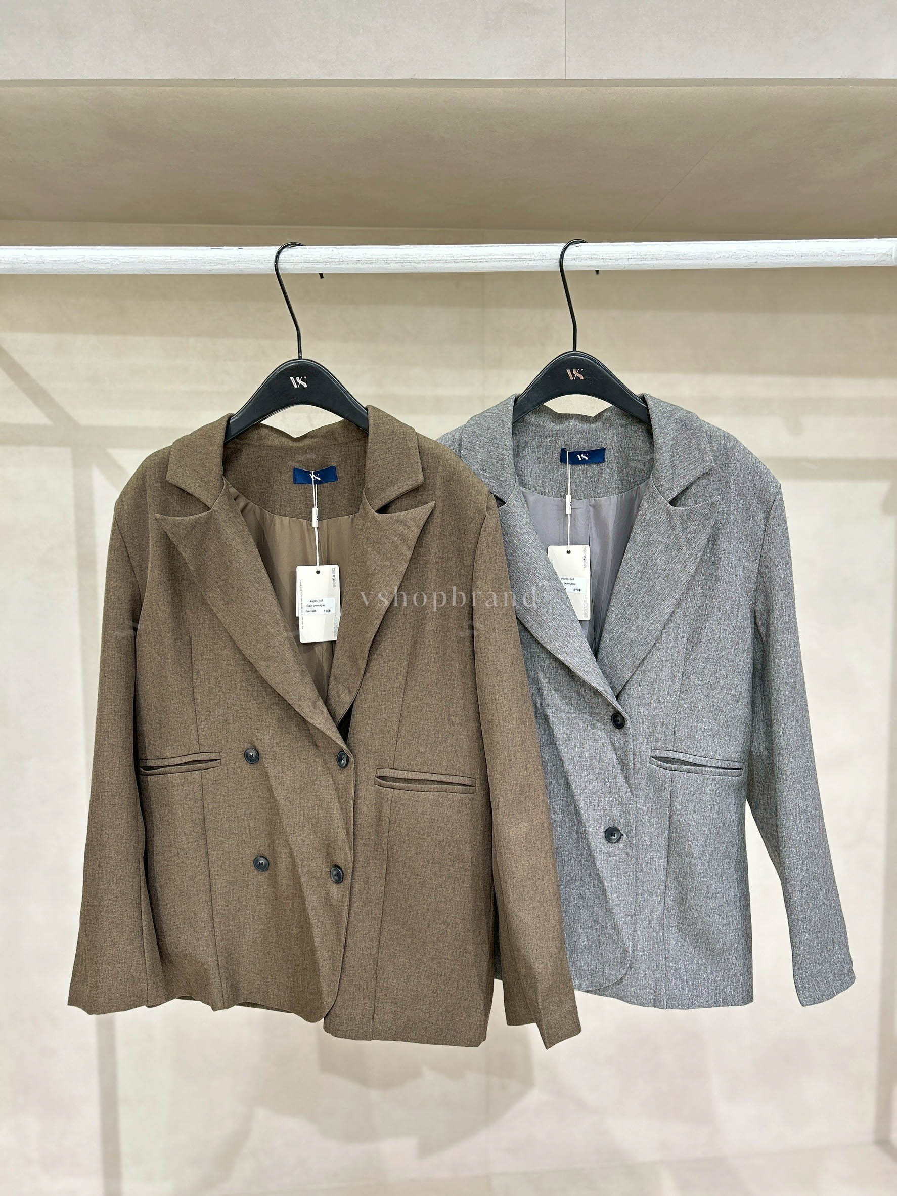 Blazer สูทแขนยาวหระดุมหน้า