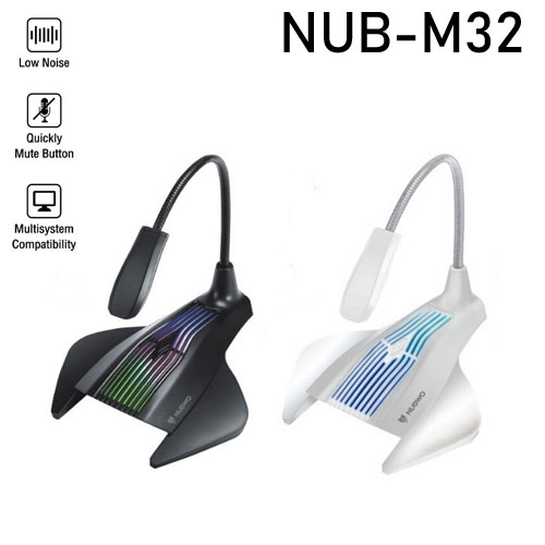 NUBWO NUB-M32 Nubwo ไมโครโฟนเกมมิ่ง USB แบบตั้งโต๊ะ SKU-02407