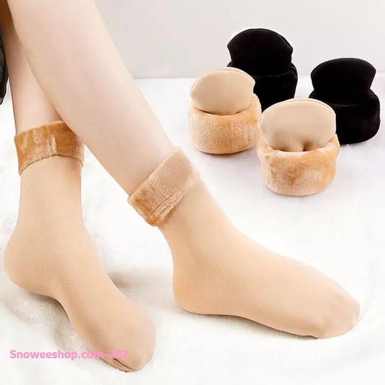 ถุงเท้าบุกำมะหยี่กันหนาวติดลบใส่ได้ทั้งหญิงและชาย ส่งฟรี 20 คู่ขึนไป