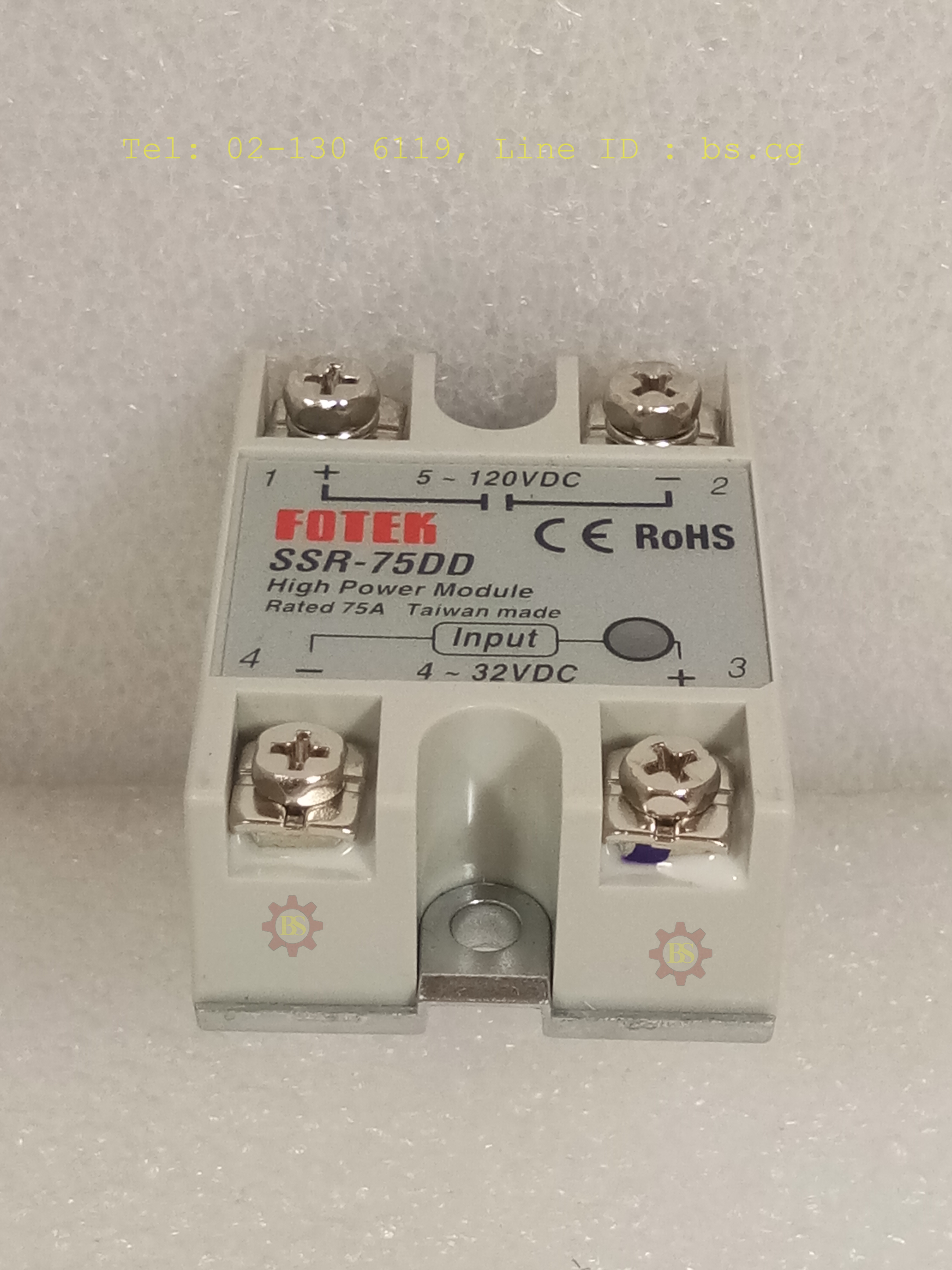 FOTEK : Solid State Module Rated: 75A SSR-75DD