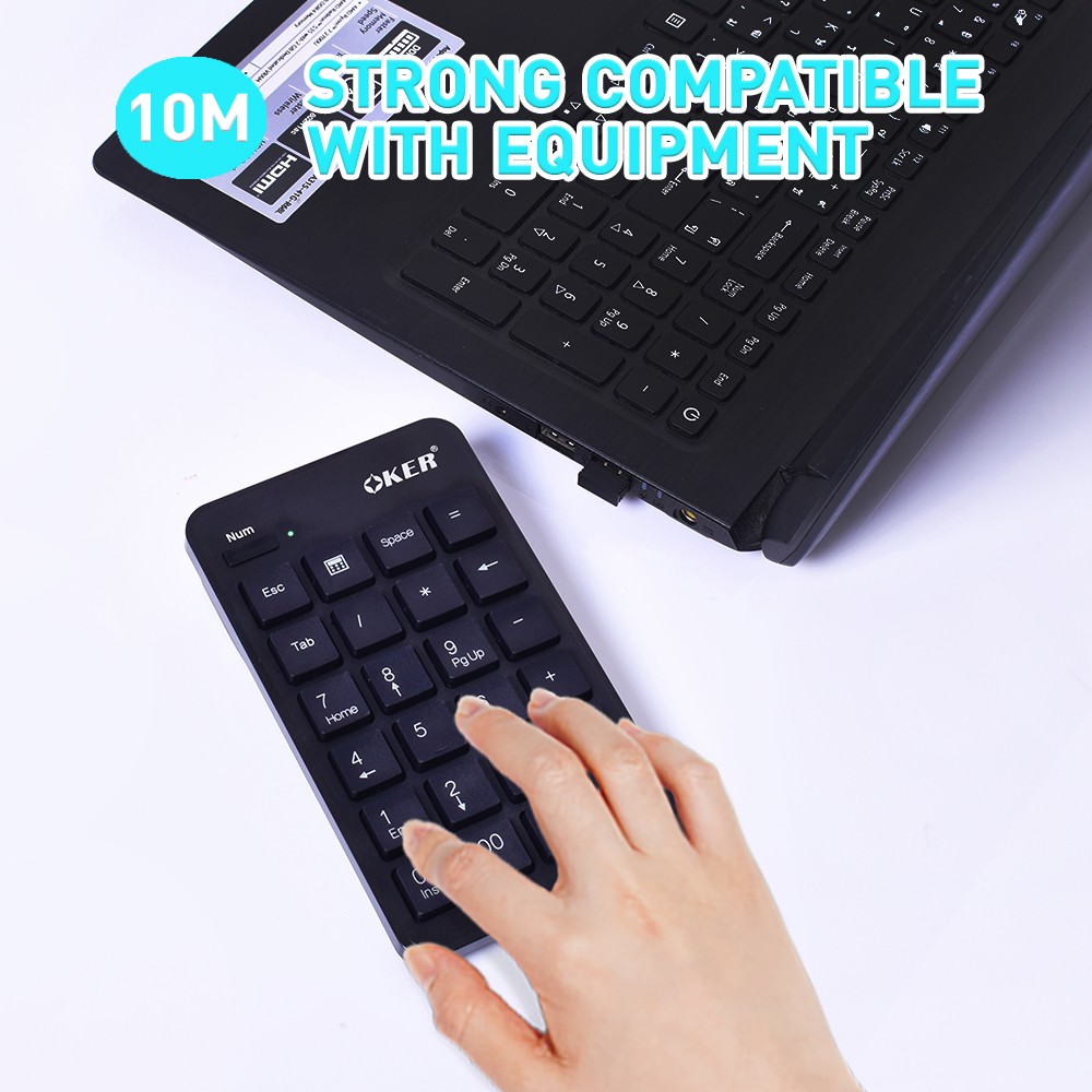 OKER KP-055 OKER KEYPAD WIRELESS NUMERIC KP-UB-OK-055BK