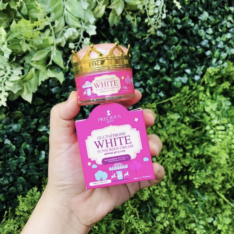 ครีมกันแดดใยไหม 10 กรัม SPF 50+++ สีเบจ