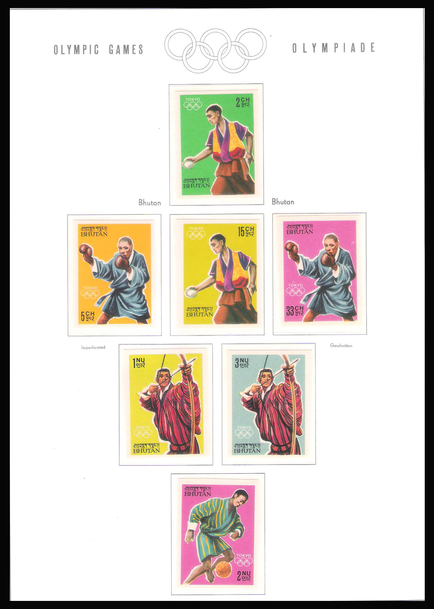 1964 Olympic Games - Tokyo, Japan CV $65