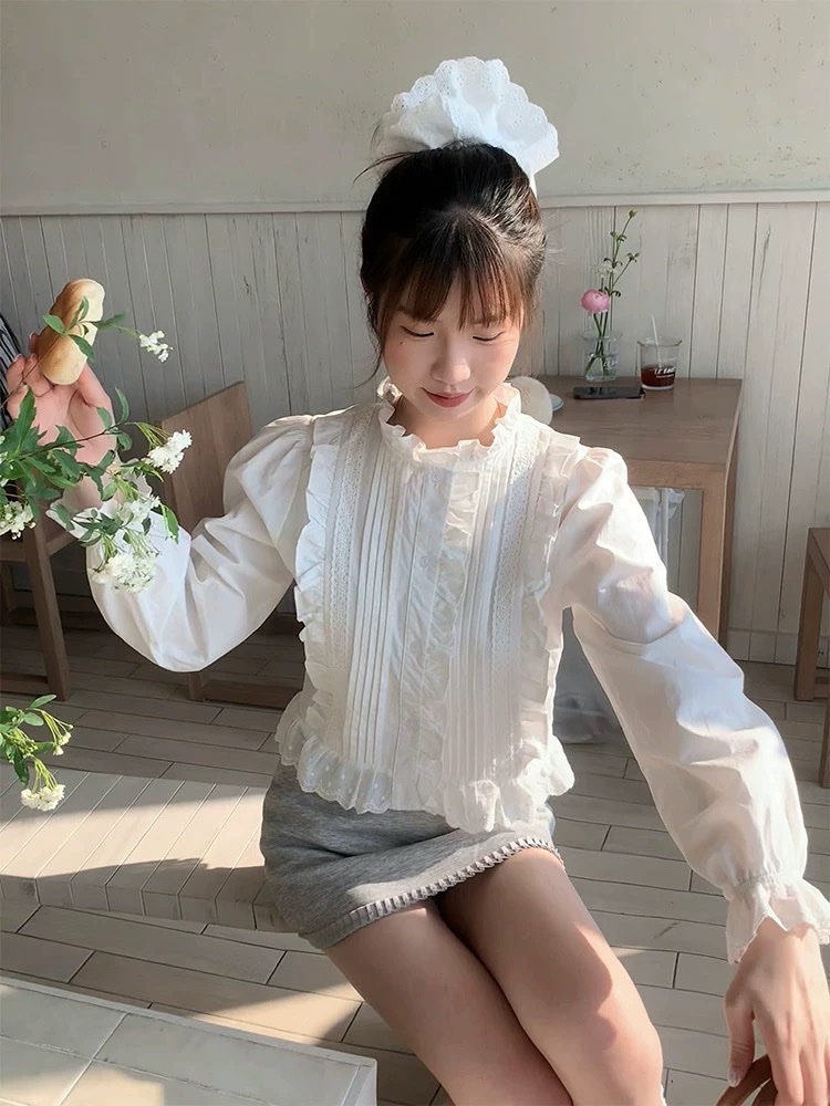 | GB SHOP ||| 2750#เสื้อแขนยาว กระดุมหน้า เนื้อผ้าดี งานสวย