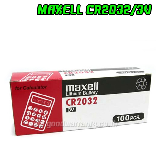 MAXELL MAXELL CR2032 lithium battery 3V แพ็ค5ก้อน BT-MB-GO-52032