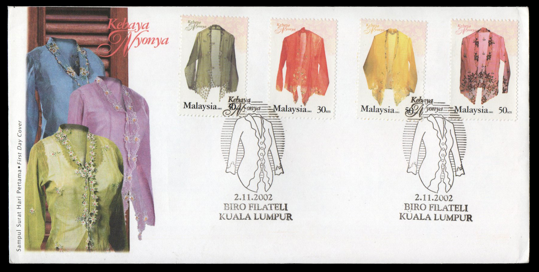 2002 The Kebaya Nyonya (Traditional Malay Women's Blouse)